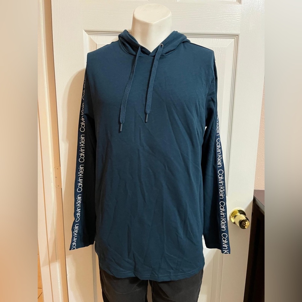 Calvin Klein blue hoodie sweater shirt